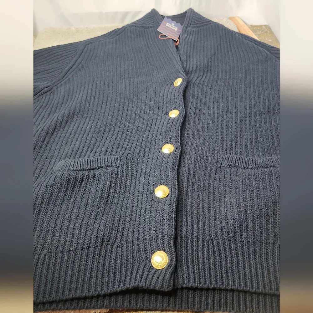 Unisex Oversized Heavyweight Long Sleeve Over Shirt Dark Navy Sweater XXL Rowing